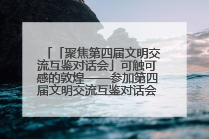 「聚焦第四届文明交流互鉴对话会」可触可感的敦煌——参加第四届文明交流互鉴对话会的外宾参观上元市集