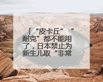 “皮卡丘”“耐克”都不能用了，日本禁止为新生儿取“非常规”姓名