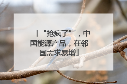 “抢疯了”，中国能源产品，在邻国需求暴增