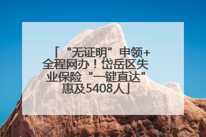 “无证明”申领+全程网办！岱岳区失业保险“一键直达”惠及5408人