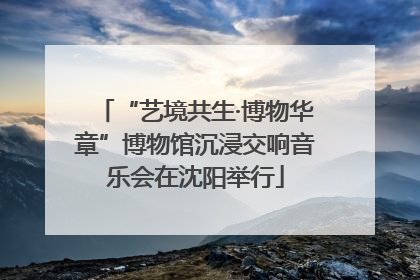 “艺境共生·博物华章”博物馆沉浸交响音乐会在沈阳举行
