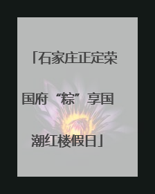 石家庄正定荣国府“粽”享国潮红楼假日