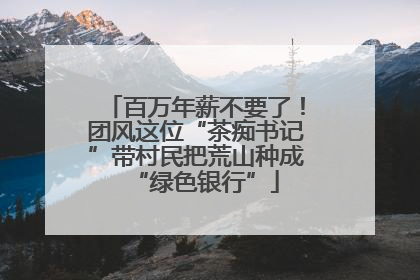 百万年薪不要了！团风这位“茶痴书记”带村民把荒山种成“绿色银行”