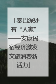 秦巴深处有“人家”——安康民宿经济激发文旅消费新活力