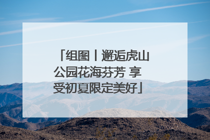 组图丨邂逅虎山公园花海芬芳 享受初夏限定美好