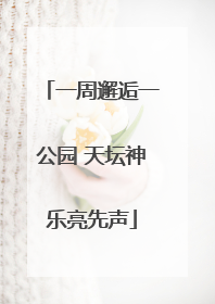 一周邂逅一公园 天坛神乐亮先声
