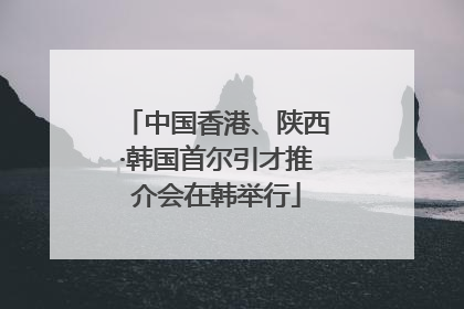 中国香港、陕西·韩国首尔引才推介会在韩举行