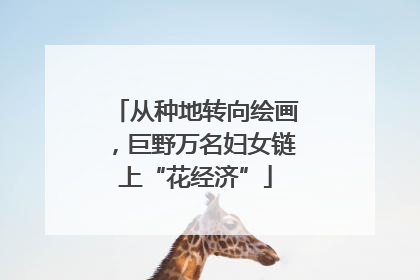 从种地转向绘画，巨野万名妇女链上“花经济”