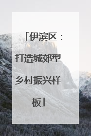 伊滨区：打造城郊型乡村振兴样板