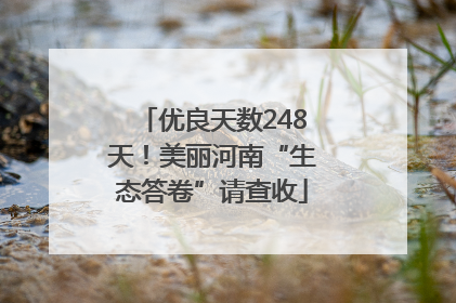 优良天数248天！美丽河南“生态答卷”请查收
