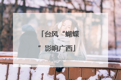 台风“蝴蝶”影响广西