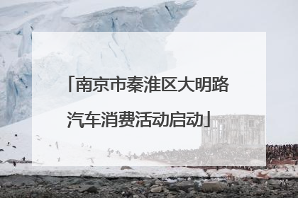 南京市秦淮区大明路汽车消费活动启动