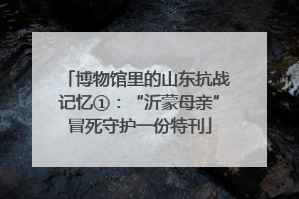 博物馆里的山东抗战记忆①：“沂蒙母亲”冒死守护一份特刊