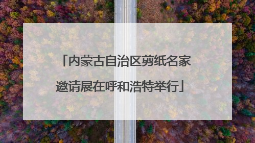 内蒙古自治区剪纸名家邀请展在呼和浩特举行