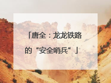 唐全：龙龙铁路的“安全哨兵”