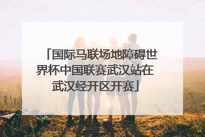 国际马联场地障碍世界杯中国联赛武汉站在武汉经开区开赛