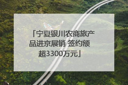 宁夏银川农商旅产品进京展销 签约额超3300万元