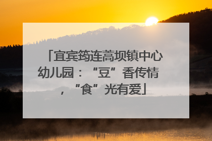 宜宾筠连蒿坝镇中心幼儿园：“豆”香传情，“食”光有爱