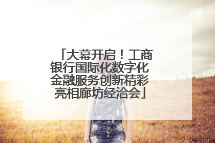 大幕开启！工商银行国际化数字化金融服务创新精彩亮相廊坊经洽会