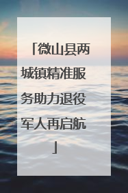 微山县两城镇精准服务助力退役军人再启航