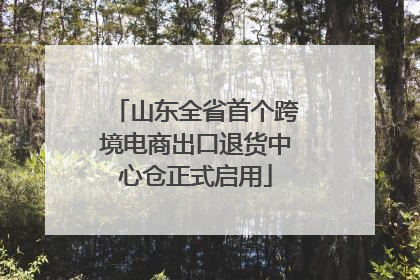 山东全省首个跨境电商出口退货中心仓正式启用