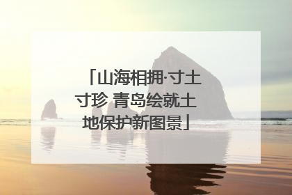 山海相拥·寸土寸珍 青岛绘就土地保护新图景