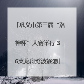 巩义市第三届“洛神杯”大赛举行 36支龙舟劈波逐浪