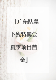 广东队拿下残特奥会夏季项目首金
