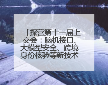 探营第十一届上交会：脑机接口、大模型安全、跨境身份核验等新技术将悉数亮相