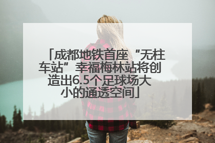 成都地铁首座“无柱车站”幸福梅林站将创造出6.5个足球场大小的通透空间