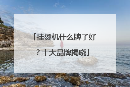 挂烫机什么牌子好？十大品牌揭晓