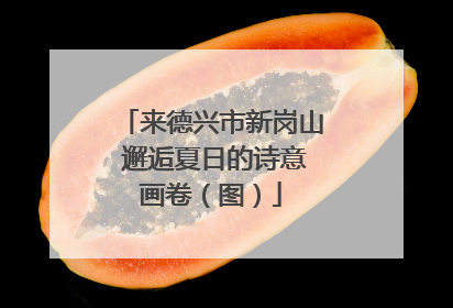 来德兴市新岗山 邂逅夏日的诗意画卷（图）