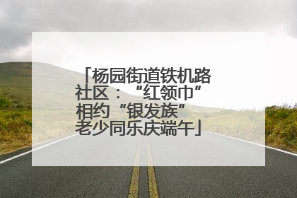 杨园街道铁机路社区：“红领巾”相约“银发族” 老少同乐庆端午