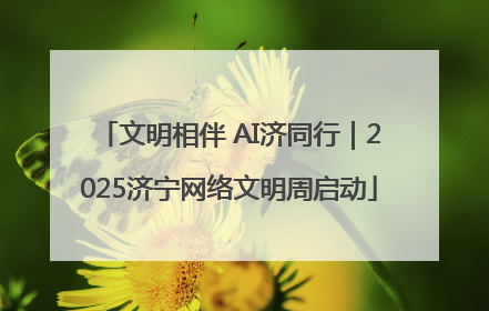 文明相伴 AI济同行｜2025济宁网络文明周启动