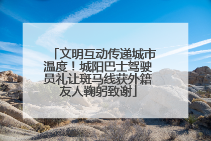 文明互动传递城市温度！城阳巴士驾驶员礼让斑马线获外籍友人鞠躬致谢
