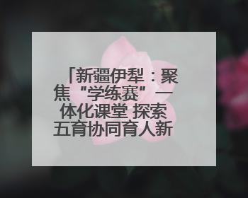 新疆伊犁：聚焦“学练赛”一体化课堂 探索五育协同育人新路径
