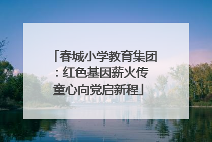 春城小学教育集团：红色基因薪火传 童心向党启新程