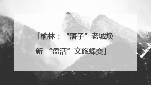 榆林：“落子”老城焕新 “盘活”文旅蝶变