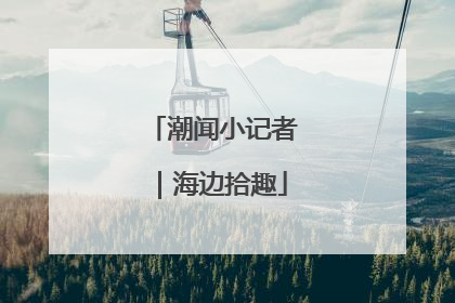 潮闻小记者｜海边拾趣