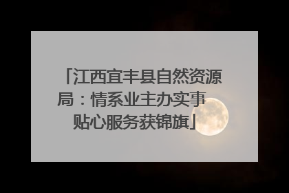 江西宜丰县自然资源局：情系业主办实事 贴心服务获锦旗