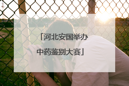 河北安国举办中药鉴别大赛