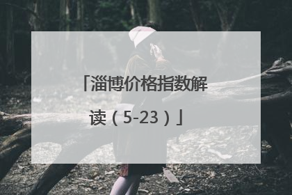 淄博价格指数解读（5-23）