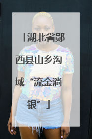 湖北省郧西县山乡沟域“流金淌银”