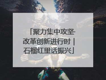 聚力集中攻坚·改革创新进行时｜石榴红里话振兴
