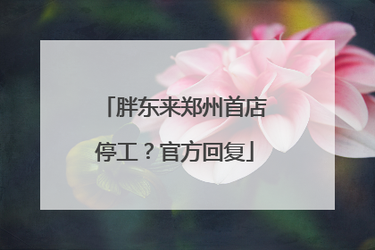 胖东来郑州首店停工？官方回复