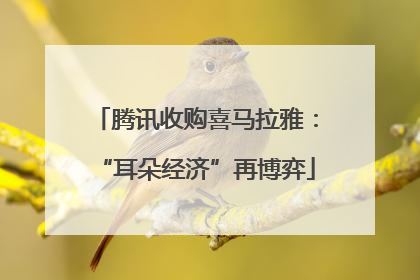 腾讯收购喜马拉雅：“耳朵经济”再博弈