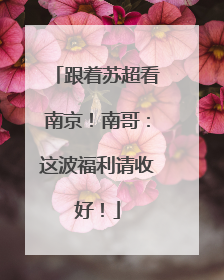 跟着苏超看南京！南哥：这波福利请收好！