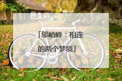 邬峭峰：相连的两个梦境