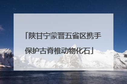 陕甘宁蒙晋五省区携手保护古脊椎动物化石