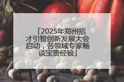 2025年郑州招才引智创新发展大会启动，各领域专家畅谈宝贵经验
